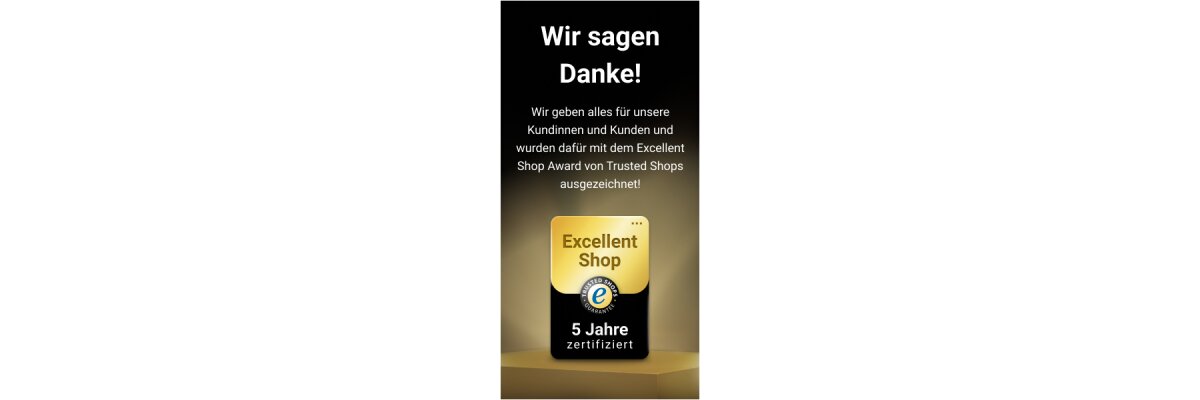 Wir sind mit dem Excellent Shop Awards ausgezeichnet - Über uns Öl-Engel Neuigkeiten 