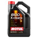 Motul 8100 X-clean + 5W-30, 5 Liter