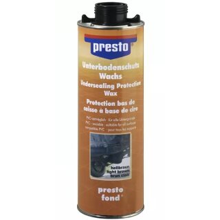 presto Unterbodenschutz auf Wachsbasis, braun, 1000ml