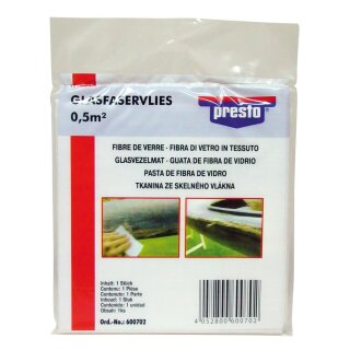 presto Glasfaser Vlies, geblistet,  0,5qm SB-Karte