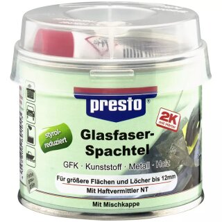 presto Glasfaserspachtel, grau-grün, (mit härter), 1000g