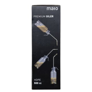 MATO Ölkanne Premium Oiler HDPE mit drehbarem Ansaugrohr, 500ml