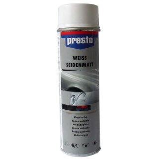 presto Rallye-Spray weiß seidenmatt, 500ml