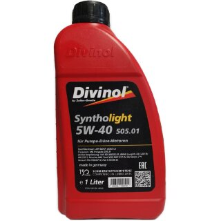 Divinol Syntholight 505.01 SAE 5W-40, 1 Liter