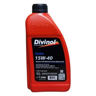 Divinol Turbo SAE 15W-40, 1 Liter