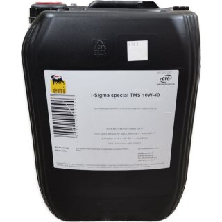 eni i-Sigma special TMS 10W-40, 20 Liter