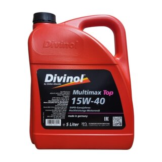 Divinol Multimax Top 15W-40, 3 x 5 Liter